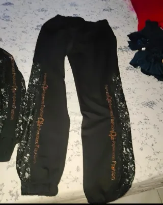 Chándal Paparazzi Negro Blonda Tran