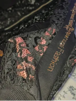 Chándal Paparazzi Negro Blonda Tran