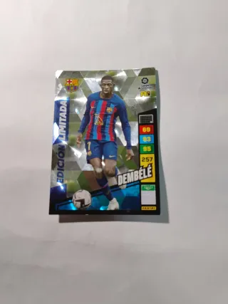 Cromos de fútbol Fekir, Goya, Koundé, Dembelé