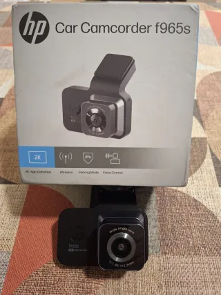 Cámara Coche HP F965s Dashcam 2K con tarjeta micro