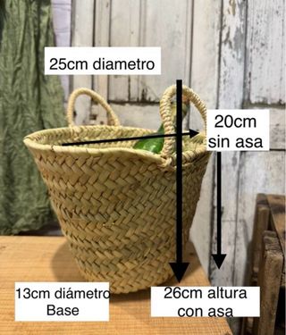 Cestos  decoración Feria de Abril