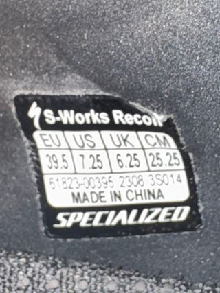 Zapatillas S-Works Recon XC Negras