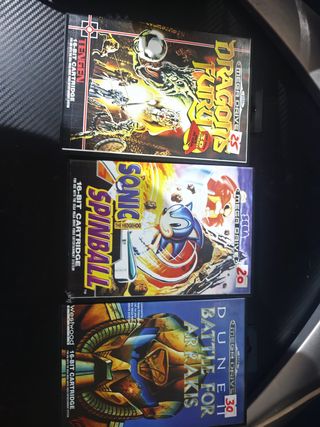 mega drive con juegos y cables y mando como nueva