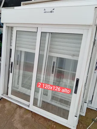 3 Ventanas Aluminio Climalit 110x133