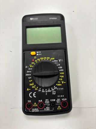Multímetro Digital SILVER DT9205A