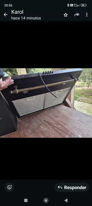 Cocina de gas negra Soltherm