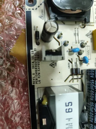 Placa de alimentación LG OLED