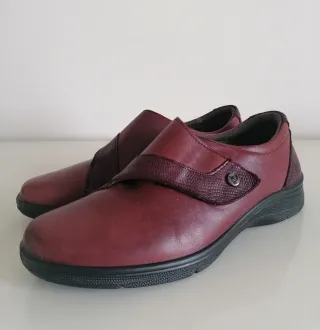 Zapatos Pitillos Piel Talla 39 Rojo