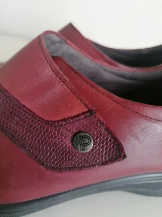 Zapatos Pitillos Piel Talla 39 Rojo
