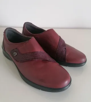 Zapatos Pitillos Piel Talla 39 Rojo