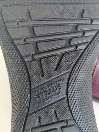 Zapatos Pitillos Piel Talla 39 Rojo