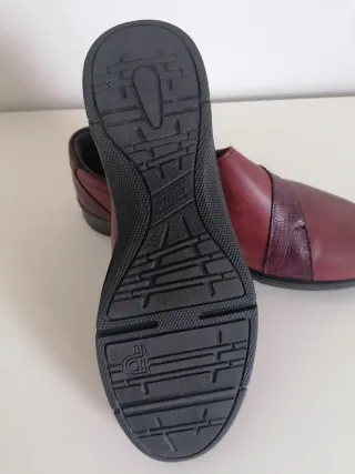 Zapatos Pitillos Piel Talla 39 Rojo