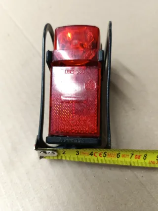 Piloto trasero bicicleta rojo