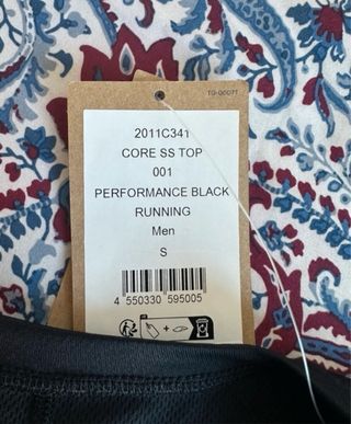 Camiseta Running Asics Core SS Top Negra Talla S