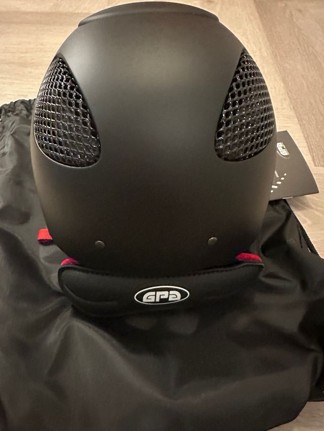 Casco tg 57, GPA, nero, nuovo con cartellino