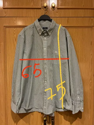 Camisa cuadros verde y blanco Dustin Talla 6