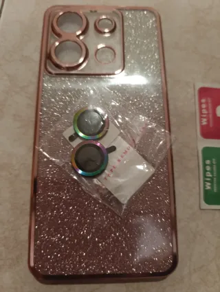 Funda Xiaomi Redmi Note 13 Glitter Rosa