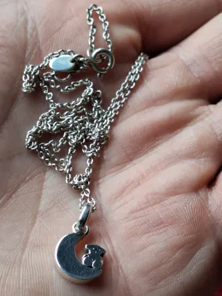 Cadena mas colgante Tous Nocturne plata 925