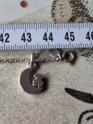 Cadena mas colgante Tous Nocturne plata 925