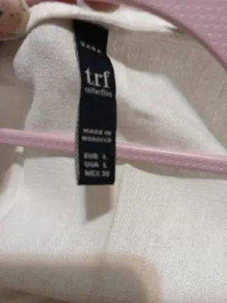 Vestido Verano Lino Talla L Blanco