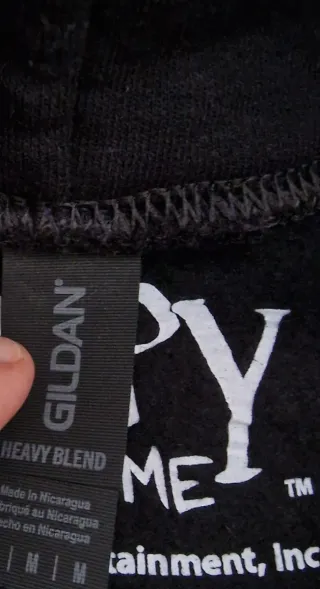 Sudadera Poppy Playtime Yarnaby Negra Talla