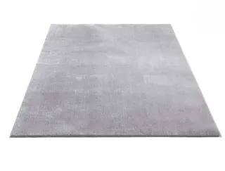 Alfombra pelo corto gris 80x150