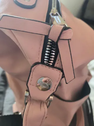 Bolso convertible Carpisa cuero.Vera Pelle Rosa