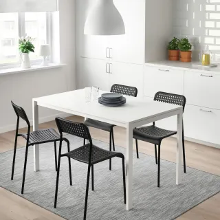 Mesa comedor Melltorp Ikea blanca
