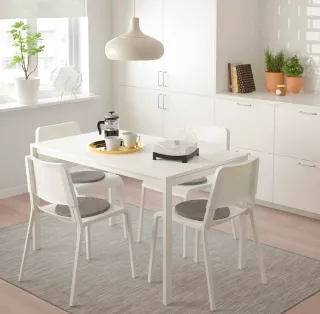 Mesa comedor Melltorp Ikea blanca