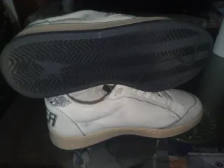 Golden Goose GGDB/Ballstar Sneakers Blancas Plata