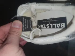 Golden Goose GGDB/Ballstar Sneakers Blancas Plata