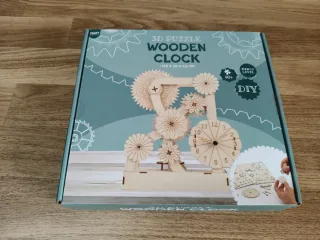 Maqueta 3D Puzzle Reloj Madera