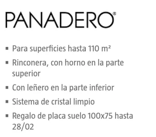 Estufa Leña Panadero Coimbra EsquinerEsta en Ávila