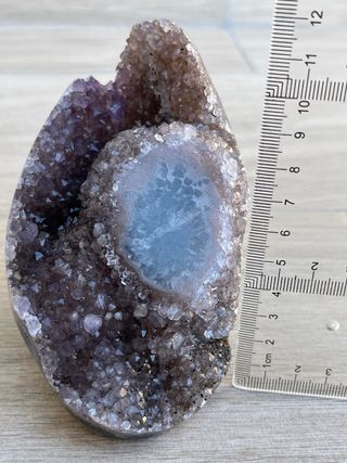 Drusa Amatista con Estalactita