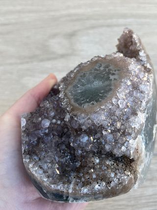 Drusa Amatista con Estalactita