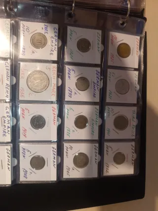 Lote 20 monedas alemanas y plata