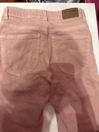 Pantalones Brownie Rosa Talla 32