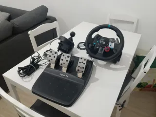 Volante G29 + Palanca de Cambios Logitech PC y PS