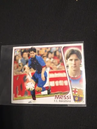 Cromo Messi F.C. Barcelona