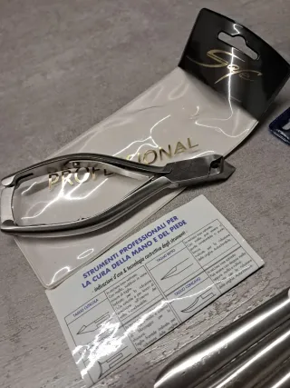 Set cura mani e piedi professionale Acciaio inox