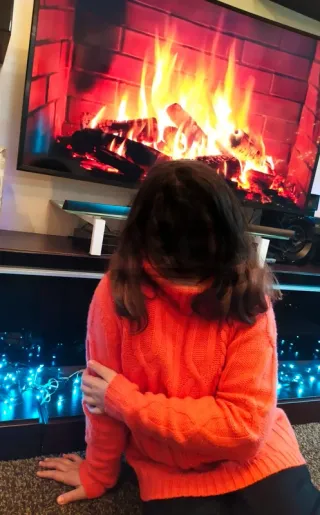 Maglione Sisley arancione donna