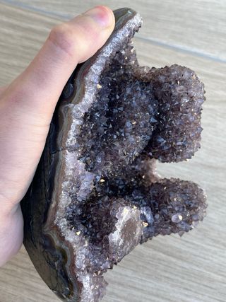 Drusa Amatista con Estalactita