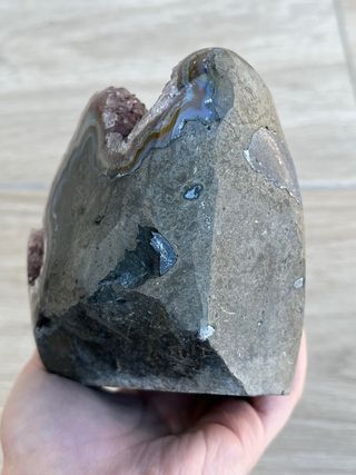 Drusa Amatista con Estalactita