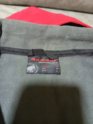 Chaqueta Mammut Softshell Mujer Talla M Roja