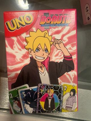 UNO Boruto All Wild! Juego de Cartas ANIME