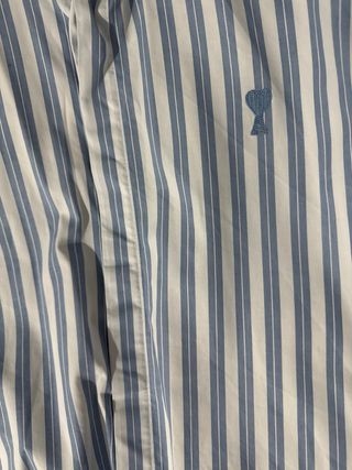 Camisa Ami Paris Rayas Azul Talla L
