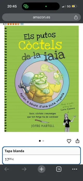 Libro Els putos còctels de la iaia
