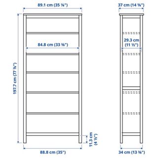 Estantería Ikea Hemnes Negra