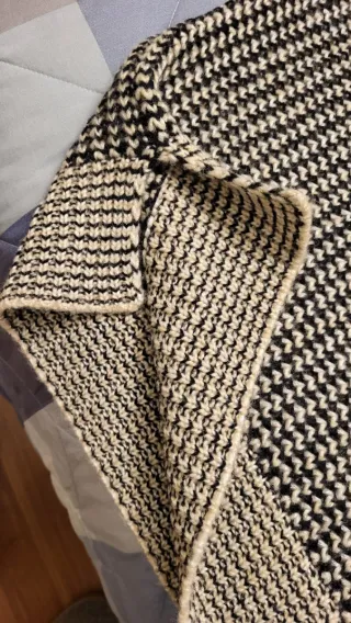 Gilet donna fantasia pied de poule