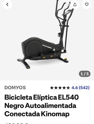 Bicicleta Elíptica Decathlon (24 mesi di garanzia)